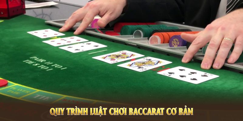 Quy trình luật chơi baccarat cơ bản dành cho mọi tân binh